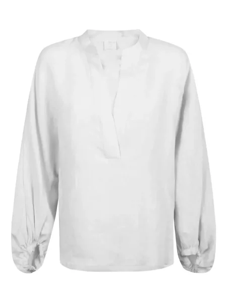 Bluzka Eleventy z dekoltem w serek biała