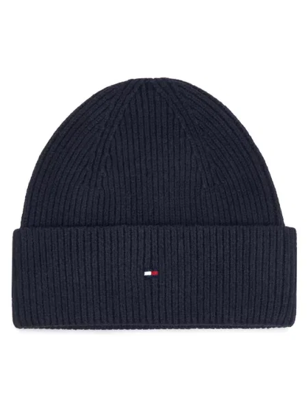 Tommy Hilfiger Шапка Flag Тъмносин синьо
