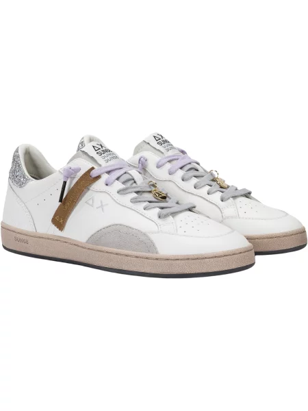 Pantofi Sun68 alb