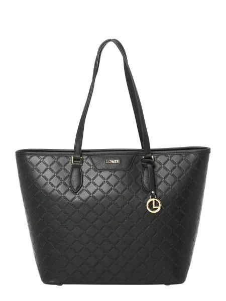 L.CREDI Shopper torba Filiberta zlatna crna