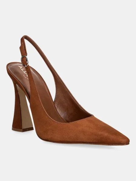 Велурени обувки с тънък Aldo DAPHNEA кафяво