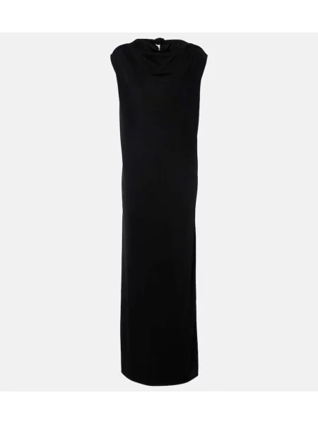 Rochie midi Jil Sander până la genunchi de costum negru