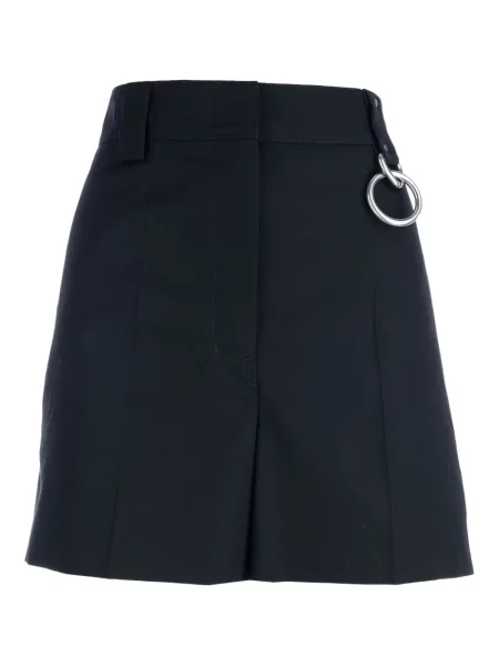 Pantaloni scurți Prada de lână negru