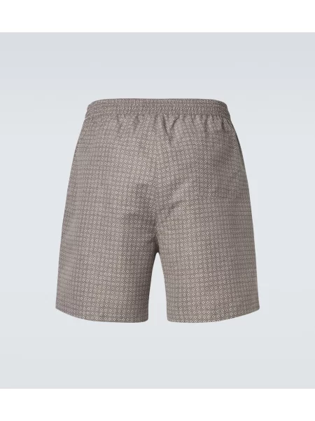 Slip de baie Brunello Cucinelli cu autograf albastru