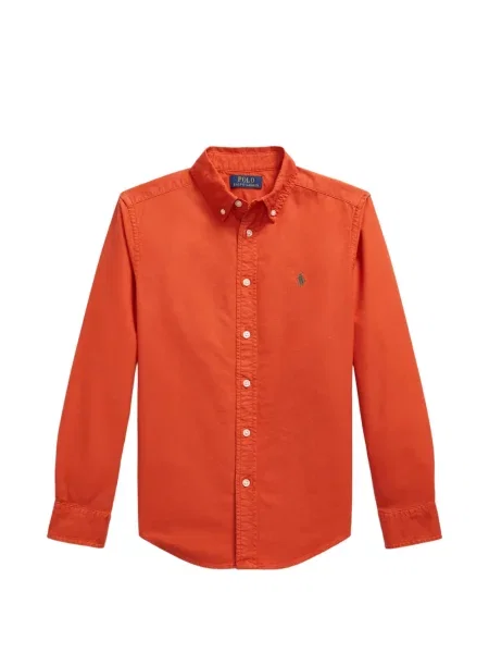 Koszula dziecięca Polo Ralph Lauren pomarańczowa
