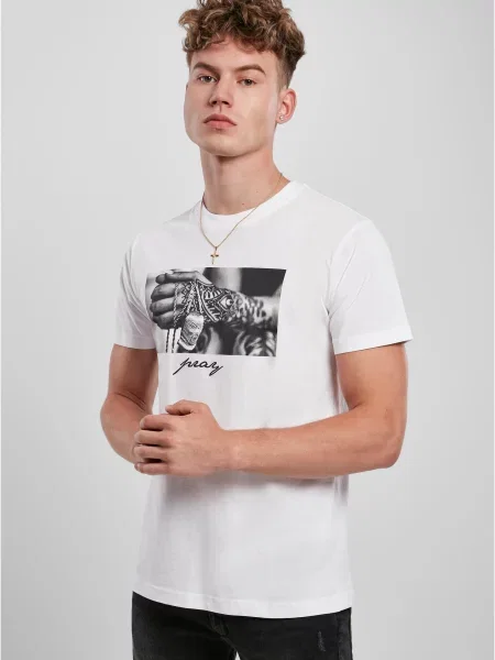 Tricou Mister Tee alb