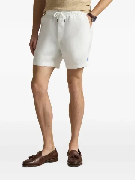 Ριγέ δερμάτινος κάλτσες Polo Ralph Lauren με κορδόνι μαύρο