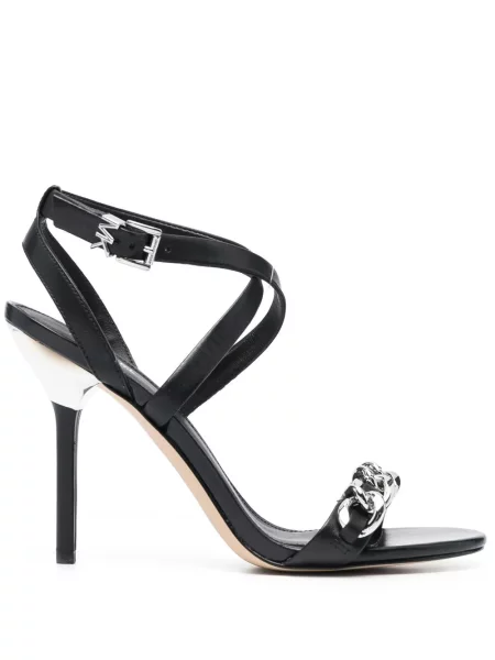 Sandale Michael Michael Kors din piele transparente negru