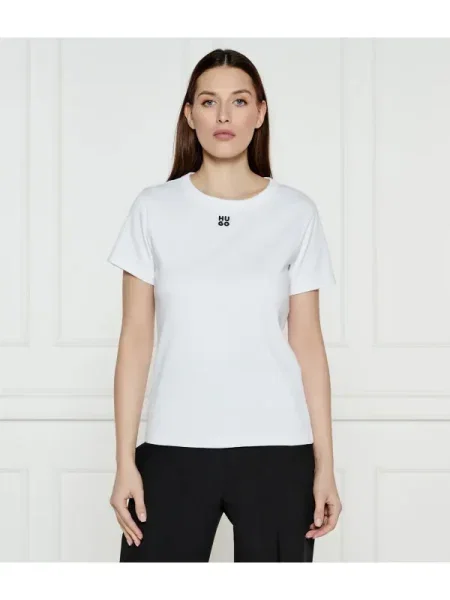 HUGO Tricou | Regular Fit alb