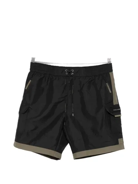 Slip de baie Dolce & Gabbana cu autograf negru