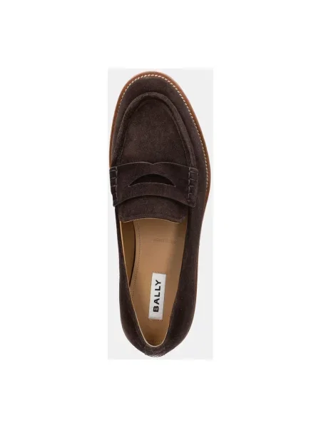 Bally mokasyny zamszowe brązowy