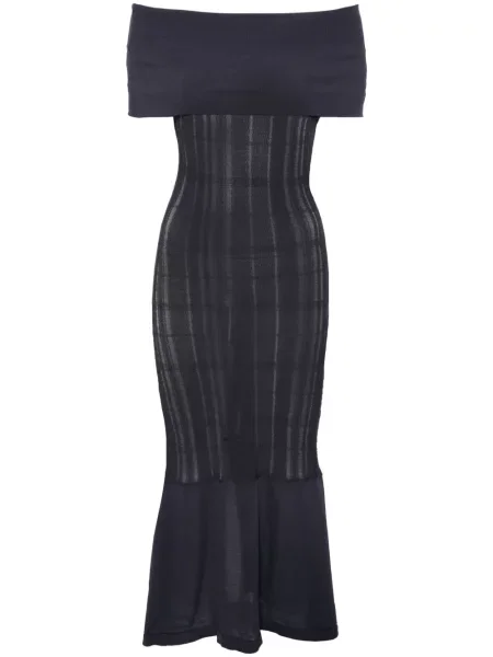Rochie midi Our Legacy până la genunchi de costum albastru