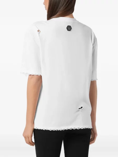 Tricou Philipp Plein alb