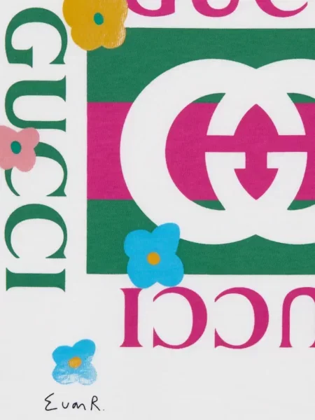 Koszulka dziecięca Gucci biała