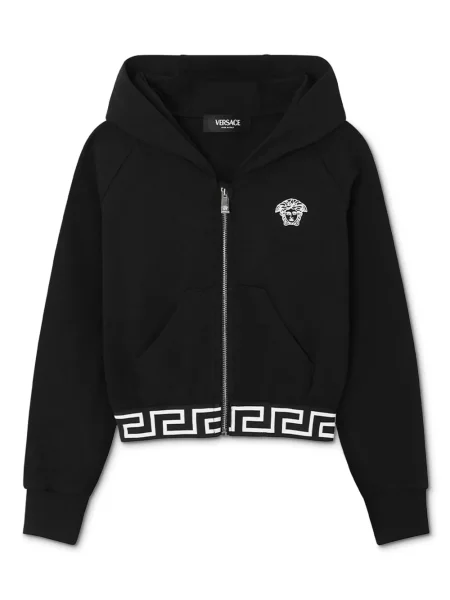 Bluza z kapturem dziecięca Versace czarna