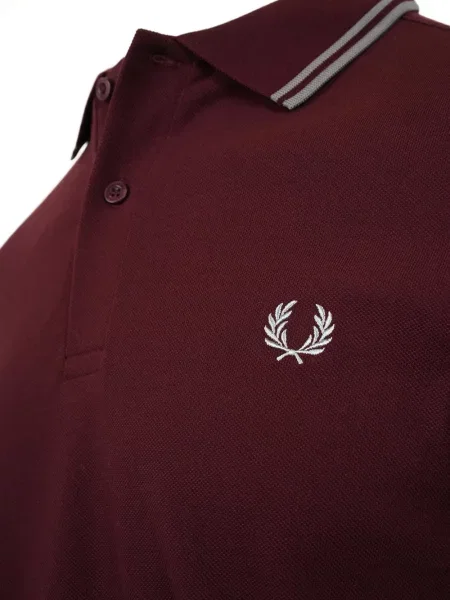 Tricou polo Fred Perry cu autograf roșu