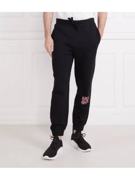HUGO Jogger nadrág Dajama fekete