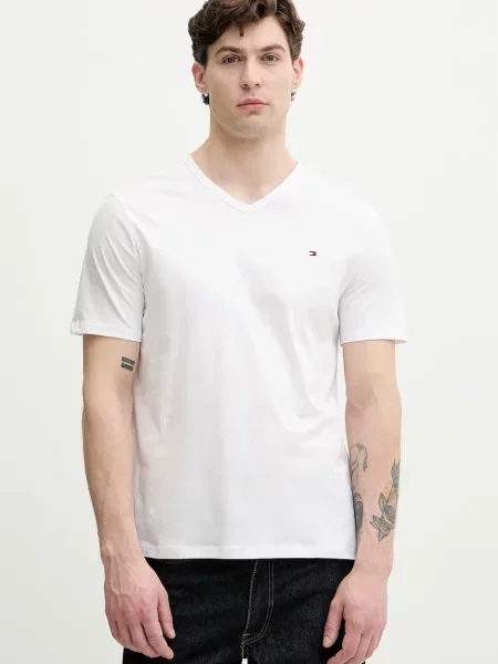 Tricou Tommy Hilfiger alb