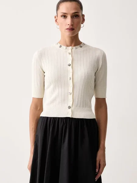 Max&Co. cardigan pentru femei cu vâscoză GIURATO bej