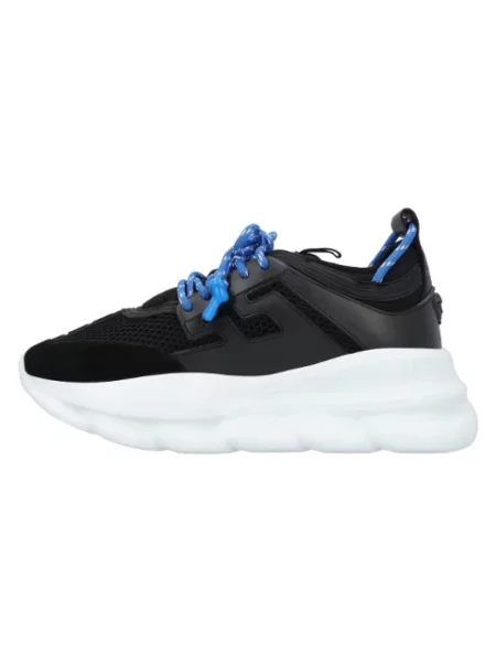 Sneakersy Versace skórzane czarne