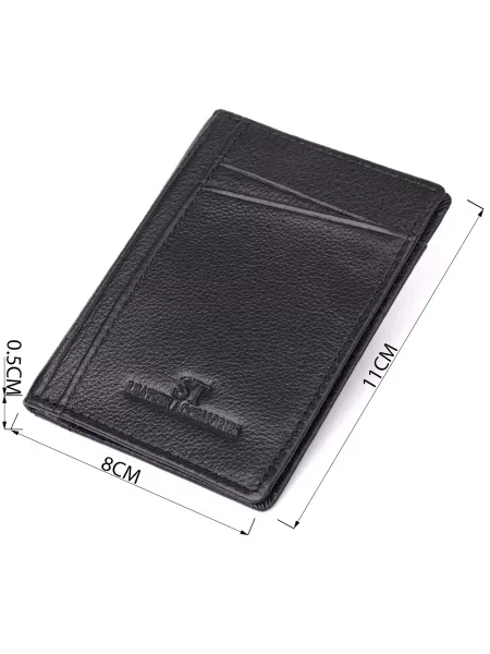 ST Leather Accessories Гаманець Шкіра чорний