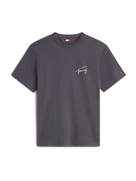 Tommy Jeans Tricou NOVELTY albastru deschis / galben citron / închis / roz gri