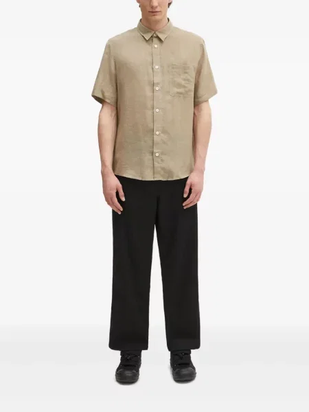 Krátká košile A.p.c. s kapsami na rukávech