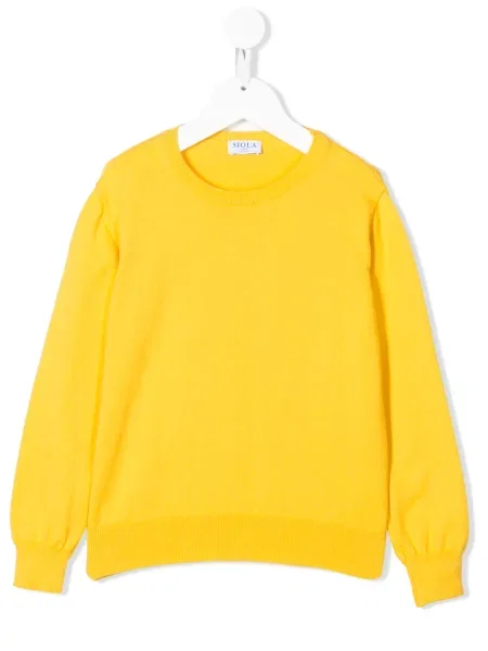 Sweter dziecięcy Siola żółty