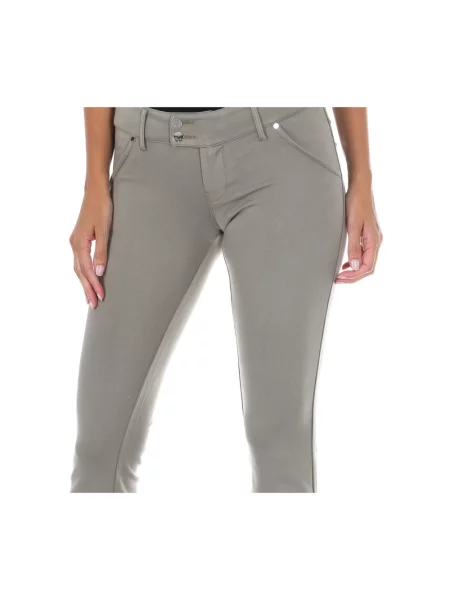 Skinny jeansy skinny Met beżowe