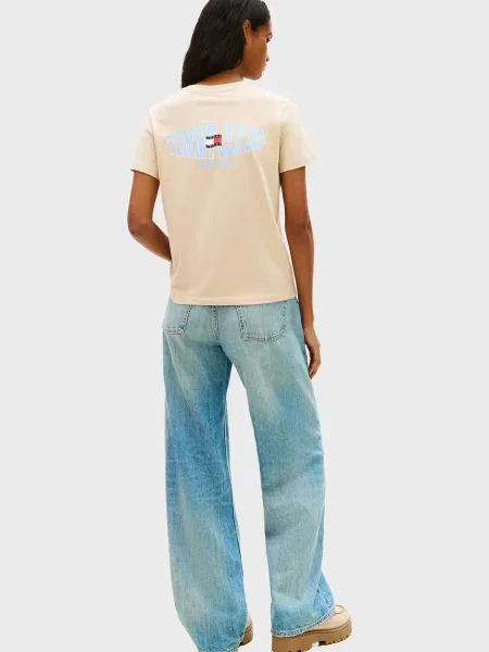 Футболка Tommy Jeans бежева