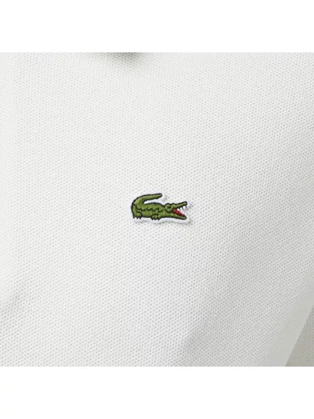 Классическое поло Lacoste белое
