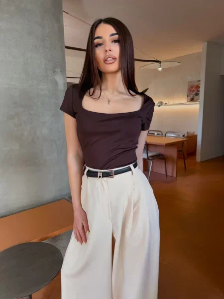 Топ Uaclothes коричневий