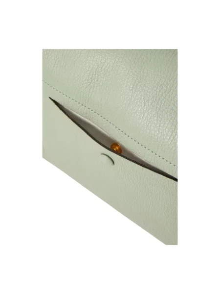 Torebka crossbody Coccinelle skórzana zielona