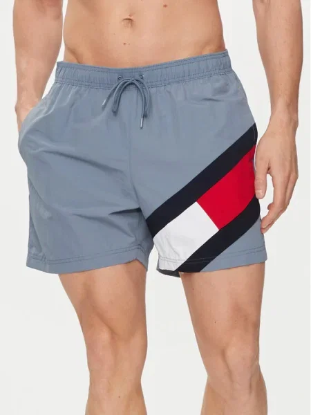 Tommy Hilfiger Pantaloni scurți pentru înot albastru