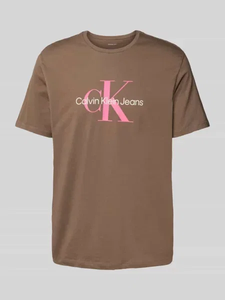 T-shirt z nadrukiem z logo model ‘HERO’ Calvin Klein Jeans