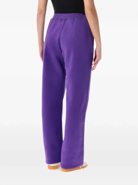 Pantaloni Pangaia cu imagine alergare violet