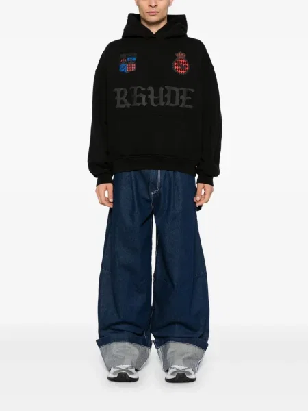 Hanorac cu glugă Rhude negru