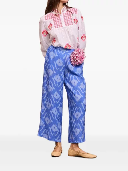 Pantaloni palazzo Nimo With Love de in albastru