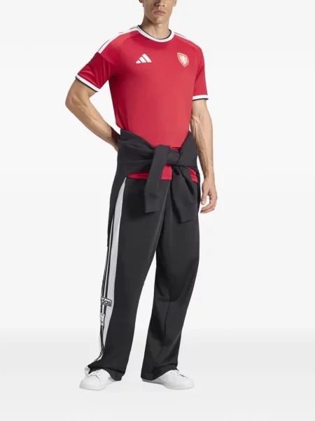 Tricou Adidas cu imagine cu model leopard negru