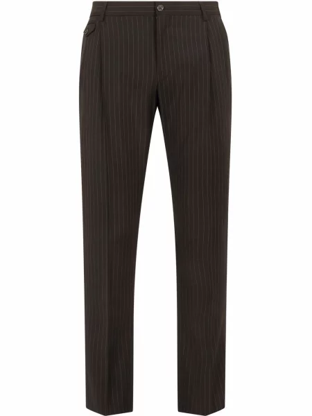 Pantaloni Dolce & Gabbana de lână negru