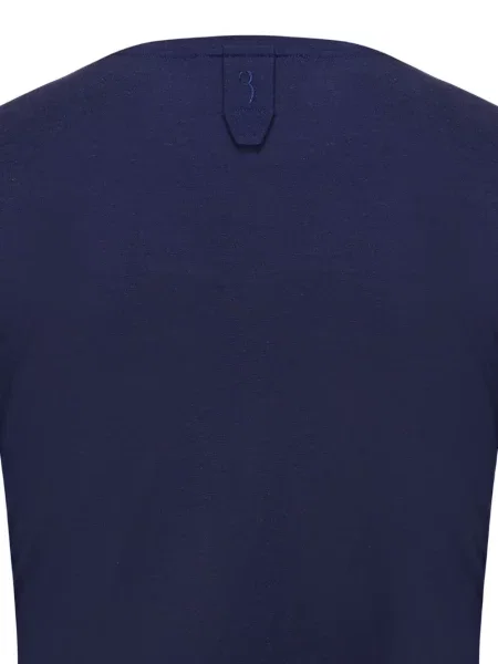 Тениска Billionaire бродирана синьо