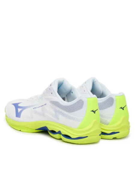 Volejbalové topánky Mizuno Wave Lightning Pro white/lighting yellow/dazzling blue biela