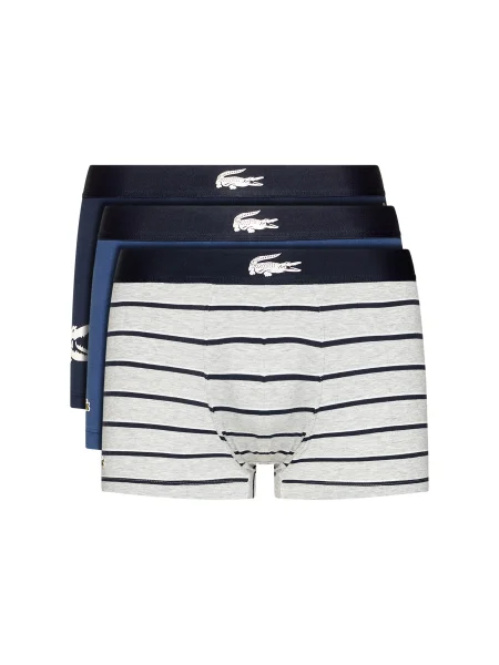Lacoste boxeralsó 3 db férfi fehér