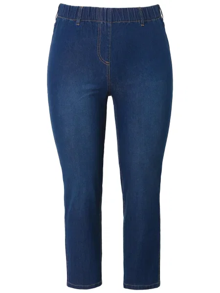 Ulla Popken Jeggings închis albastru