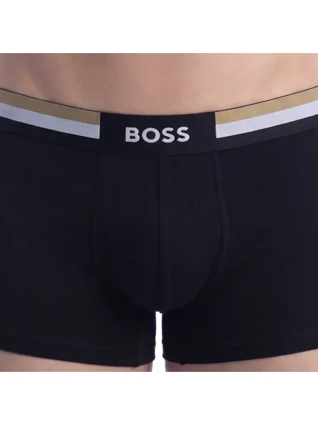 BOSS Black Boxeralsók Motion homok fehér fekete