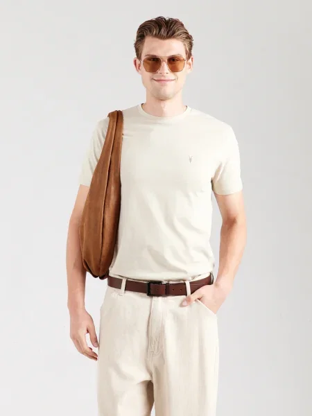 AllSaints Majica BRACE / rjava / mokka bež