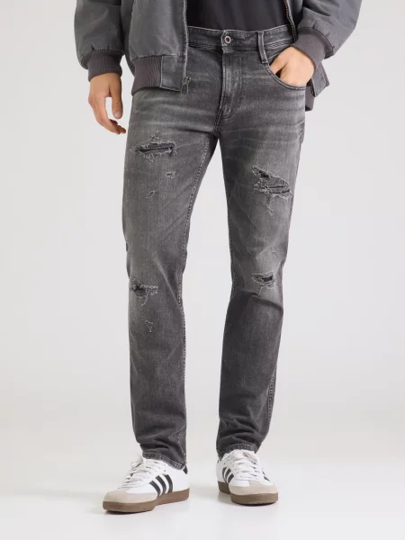 REPLAY Džínsy ANBASS denim sivý