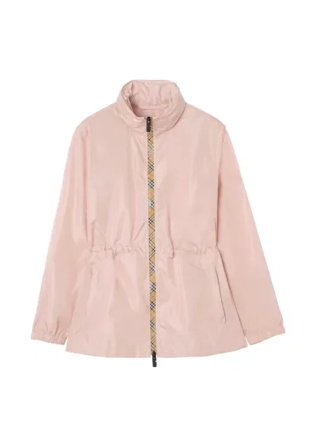 Krótka parka Burberry różowa