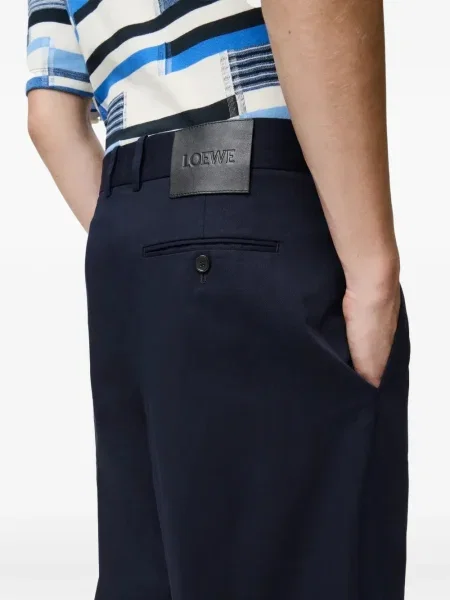 Pantaloni Loewe cu picior lat albastru