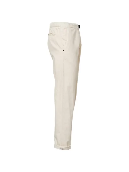 Cu centură pantaloni White Sand alb